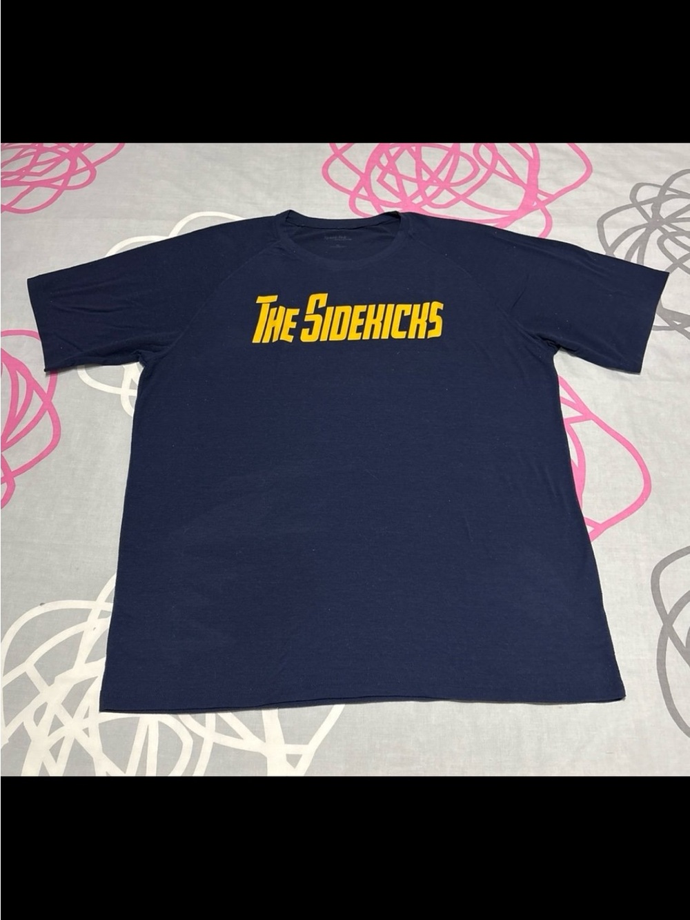 Sport-Tek By Port Authority Navy Blue Graphic T-Shirt